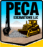 logo peca excavations llc